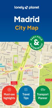 Book Cover for Lonely Planet Madrid City Map by Lonely Planet