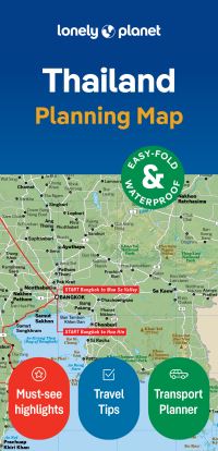 Book Cover for Lonely Planet Thailand Planning Map by Lonely Planet