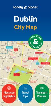 Book Cover for Lonely Planet Dublin City Map by Lonely Planet