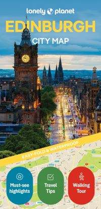 Book Cover for Lonely Planet Edinburgh City Map by Lonely Planet
