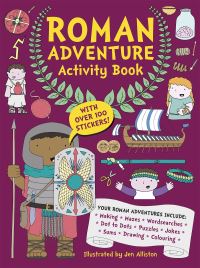 Book Cover for Roman Adventure Activity Book by Jen Alliston