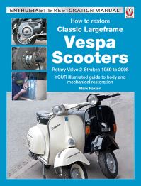 Book Cover for How to Restore Classic Largeframe Vespa Scooters by Mark Paxton