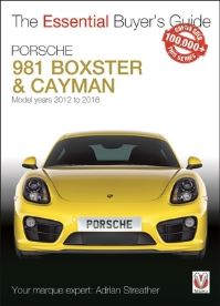 Book Cover for Porsche 981 Boxster & Cayman by Adrian Streather