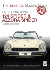Book Cover for Fiat & Pininfarina 124 Spider & Azurra Spider (AS-DS) 1966 to 1985 by Campbell Robertson