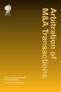 Book Cover for Arbitration of M&A Transactions by Edward Poulton