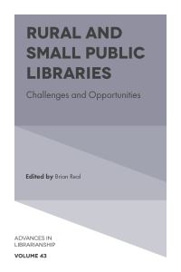 Book Cover for Rural and Small Public Libraries by Brian Real