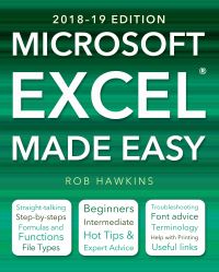 Book Cover for Microsoft Excel Made Easy by Rob Hawkins