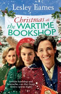 Book Cover for Christmas at the Wartime Bookshop by Lesley Eames
