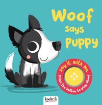 Book Cover for Woof Says Puppy by Ian Dutton