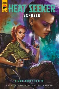 Book Cover for Heat Seeker. Exposed by Charles Ardai