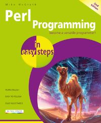 Book Cover for Perl Programming in Easy Steps by Mike McGrath