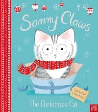 Book Cover for Sammy Claws the Christmas Cat by Lucy Rowland