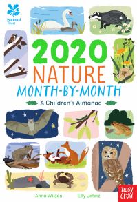 Book Cover for 2020 Nature Month-by-Month by Anna Wilson, National Trust Great Britain