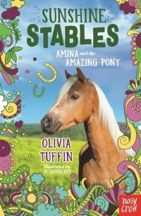 Book Cover for Amina and the Amazing Pony by Olivia Tuffin