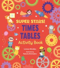 Book Cover for Super Stars! Times Tables Activity Book by Lorenzo McLellan