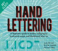 Book Cover for Art Class: Hand Lettering by Michael Tilley, Judy Broad, Annabelle Clayton