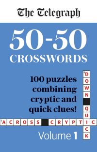 Book Cover for The Telegraph 50-50 Crosswords Volume 1 by Telegraph Media Group Ltd