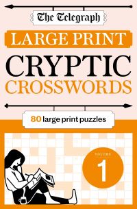 Book Cover for The Telegraph Large Print Cryptic Crosswords 1 by Telegraph Media Group Ltd