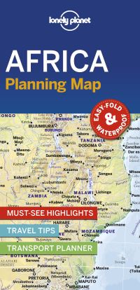 Book Cover for Lonely Planet Africa Planning Map by Lonely Planet