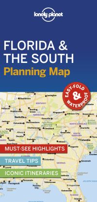 Book Cover for Lonely Planet Florida & The South Planning Map by Lonely Planet