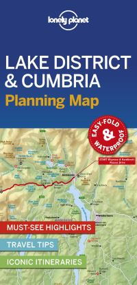 Book Cover for Lonely Planet Lake District & Cumbria Planning Map by Lonely Planet