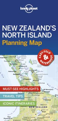 Book Cover for Lonely Planet New Zealand's North Island Planning Map by Lonely Planet
