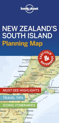 Book Cover for Lonely Planet New Zealand's South Island Planning Map by Lonely Planet