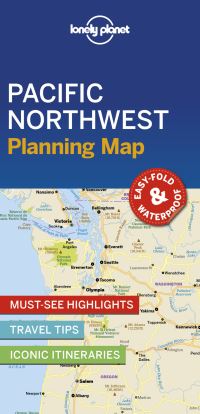 Book Cover for Lonely Planet Pacific Northwest Planning Map by Lonely Planet