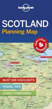 Book Cover for Lonely Planet Scotland Planning Map by Lonely Planet