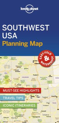 Book Cover for Lonely Planet Southwest USA Planning Map by Lonely Planet