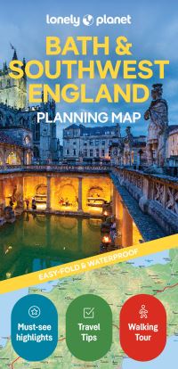 Book Cover for Lonely Planet Bath & Southwest England Planning Map by Lonely Planet