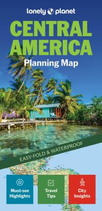 Book Cover for Lonely Planet Central America Planning Map by Lonely Planet