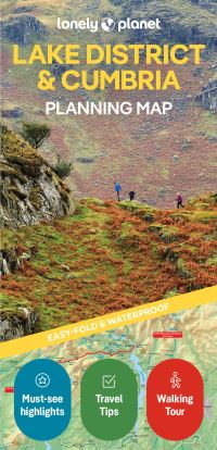 Book Cover for Lonely Planet Lake District & Cumbria Planning Map by Lonely Planet
