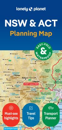 Book Cover for Lonely Planet New South Wales & ACT Planning Map by Lonely Planet