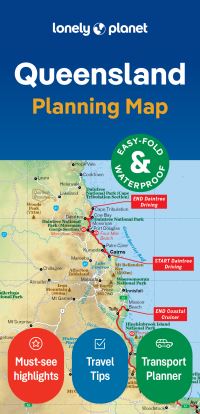 Book Cover for Lonely Planet Queensland Planning Map by Lonely Planet