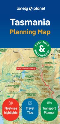 Book Cover for Lonely Planet Tasmania Planning Map by Lonely Planet