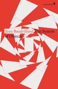 Book Cover for The System of Objects by Jean Baudrillard