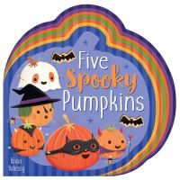 Book Cover for Five Spooky Pumpkins by Róisín Hahessy