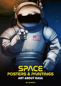 Book Cover for Space Posters and Paintings by Bill Schwartz