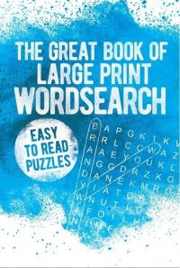 Book Cover for The Great Book of Large Print Wordsearch by Eric Saunders