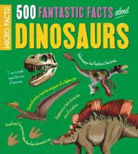 Book Cover for 500 Fantastic Facts About Dinosaurs by Anne Rooney