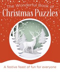 Book Cover for The Wonderful Book of Christmas Puzzles by Eric Saunders