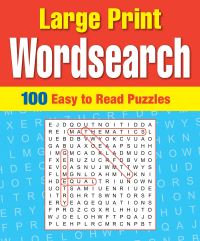 Book Cover for Large Print Wordsearch by Eric Saunders