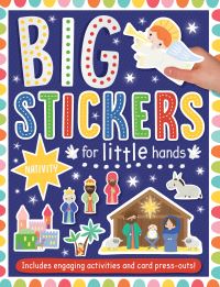Book Cover for Big Stickers for Little Hands: Nativity by Shannon Hays