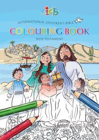Book Cover for ICB International Children's Bible Colouring Book by Authentic Media