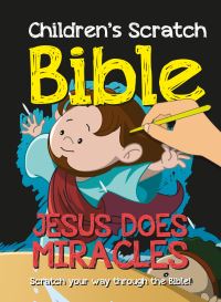 Book Cover for Children's Scratch Bible: Jesus Does Miracles by Jacob ViumOlesen
