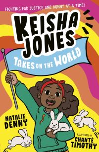 Book Cover for Keisha Jones Takes on the World by Natalie Denny