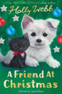 Book Cover for A Friend at Christmas by Holly Webb