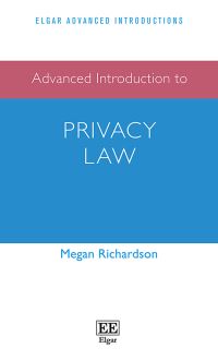 Book Cover for Advanced Introduction to Privacy Law by Megan Richardson