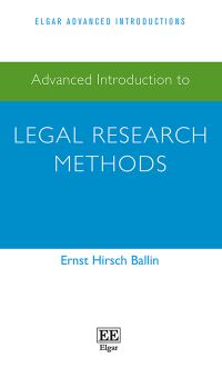 Book Cover for Advanced Introduction to Legal Research Methods by Ernst Hirsch Ballin